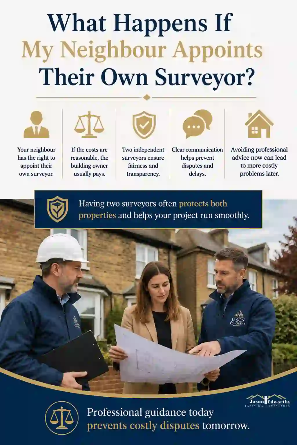 What Happens If My Neighbour Appoints Their Own Surveyor Horndean?