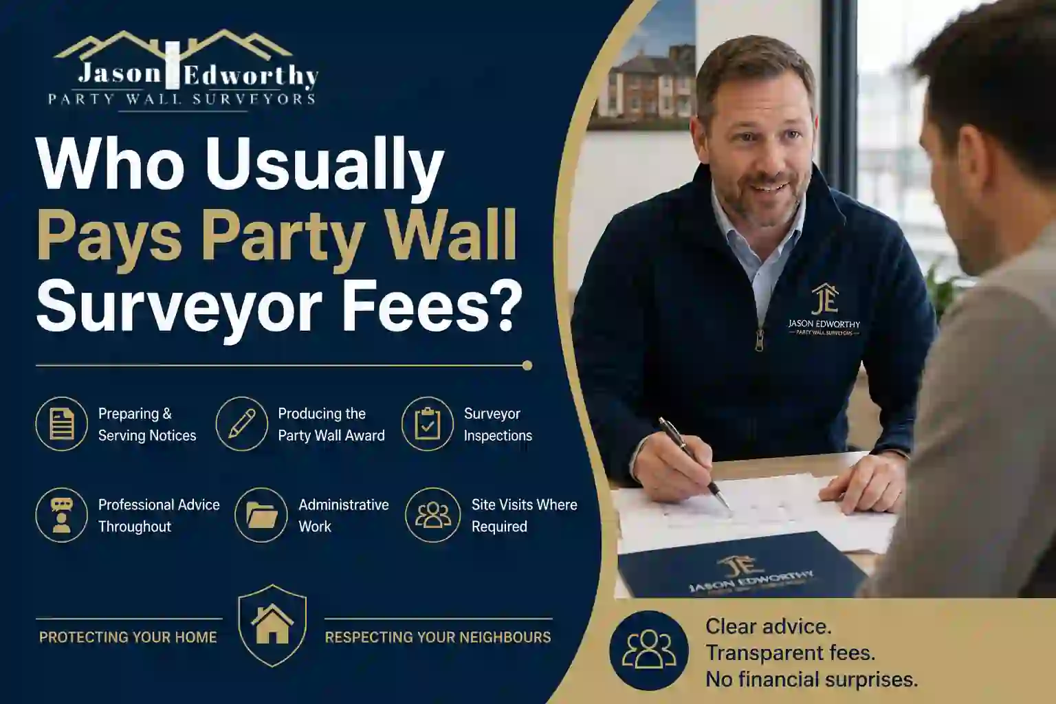 Who Usually Pays Party Wall Surveyor Fees Horndean?